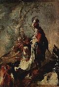 Franz Anton Maulbertsch Der Apostel Philippus tauft einen Eunuchen oil painting on canvas